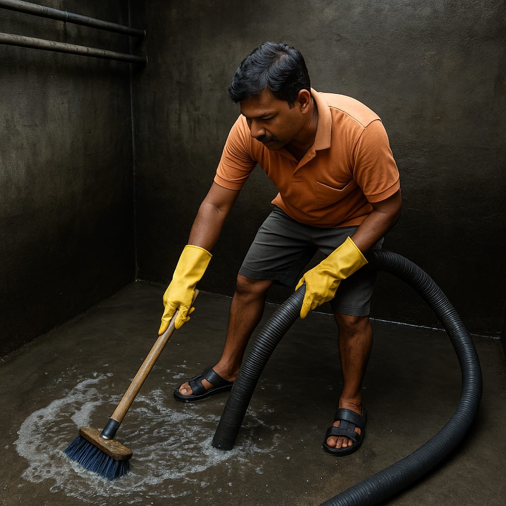 Underground Sump Cleaning