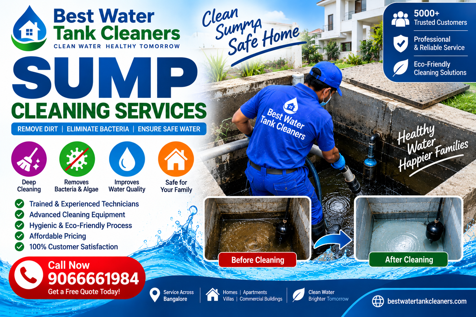 Sump Cleaning Services Bangalore